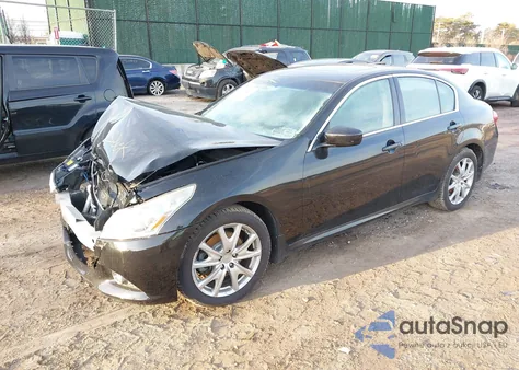 2012 Infiniti G37X z USA, uszkodzony, nr VIN JN1CV6AR0CM972731